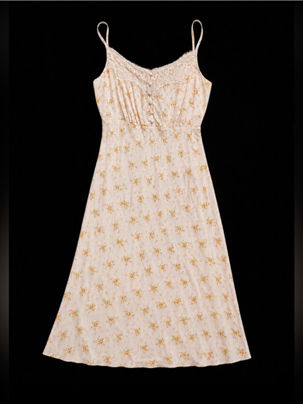 GAP Crepe Lace Trim Sweetheart Maxi Dress Woman XS Floral Peach Blossom 2025 NEW